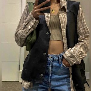 Harley Davidson Leather Vest in size L for women